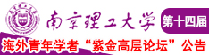 美女肏逼网南京理工大学第十四届海外青年学者紫金论坛诚邀海内外英才！